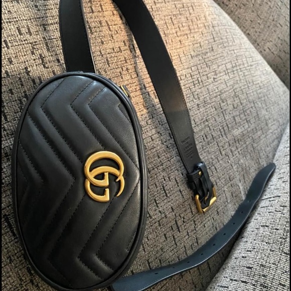Gucci GG Marmont quilted-leather belt bag - Picture 1 of 3